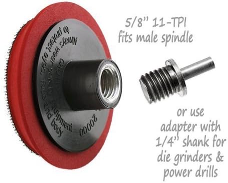5pc Ultimate 3" Car Buffing & Polishing Pad Kit - Turn your Drill into Power Polisher - Foam & Wool Pads - Hook & Loop Backing Pad with Adapter