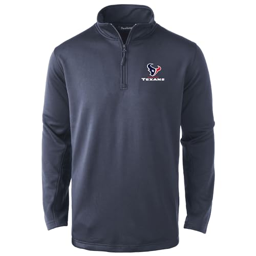Image of Dunbrooke Men's Royal Buffalo Bills All-Star Tech Quarter-Zip Top