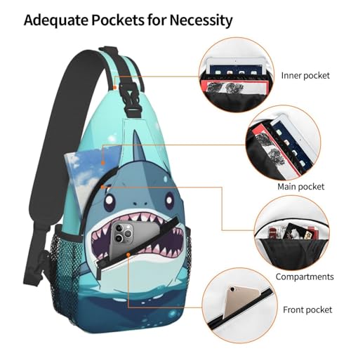 Bolso pequeño de pecho estilo bandolera para senderismo miniatura 4