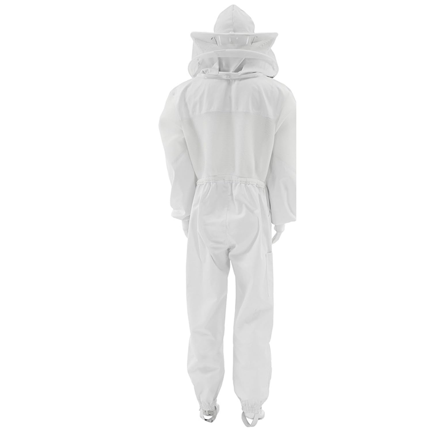 LYSON Imkeranzug aus Mesh und Baumwolle Imkeroverall mit abnehmbarem Hut belüftet Imkerbekleidung, Imkerjacke mit Reißverschluss Grösse XXXL