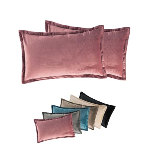 Moon 2er Pack Kissenhüllen, Kissenbezüge, Dekokissen, Zierkissenbezüge,...