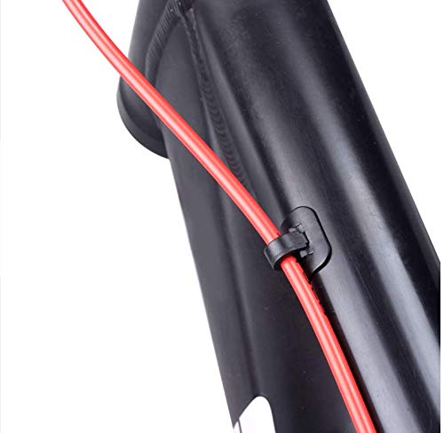 Mtb Bike Road Bicycle C-Clips Clamps Housing Hose Guide With Adhesive Seat For Brake Derailleur Shift Cables Or Oil Tube, 4 Pcs/Pack #TOP3