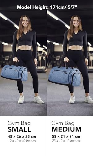 Image of Fitgriff Gym Bag for Men & Women with Shoe & Wet Compartment - Duffle Bag for Travel, Sports, Fitness & Workout