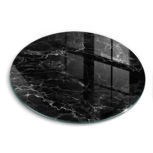 Planche à découper induction 40cm en marbre élégant pour protection de plaque