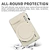 Easy Hood G7X Mark II Case, Protective Case for Canon Powershot G7X Mark II Digital Camera, Removable Lens Cover Silicone Sleeve Soft Camera Cover Rubber Protective Body Skin- Beige