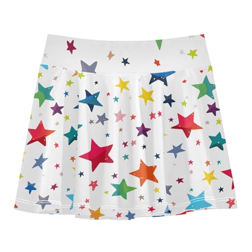 visesunny Girls Flowy Pleated Skirt Tennis Golf Built-in Short Skorts for Running Athletic Dress XS-XL