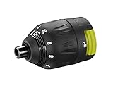 10 ajustes de par de apriete Ryobi ERGO CLUTCH Cabezal Para Atornillador, 0 W, Negro, Talla Unica