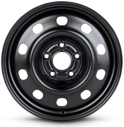 New 17x6.5 inch OEM Direct Replacement Steel Wheel for 2013-2020 Dodge Caravan 5-127mm Black 17 in Rim 4726431AA
