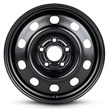 New 17x6.5 inch OEM Direct Replacement Steel Wheel for 2013-2020 Dodge Caravan 5-127mm Black 17 in Rim 4726431AA