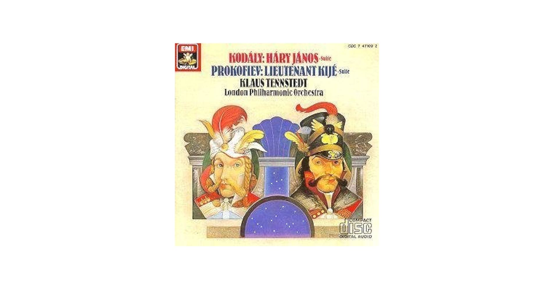 コダーイ:ハーリ・ヤーノシュ、プロコフィエフ;キージェ中尉ほか [CD] コダーイ:「ハーリ・ヤーノシュ」組曲、プロコフィエフ