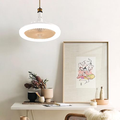 Plafonniers ventilateur de plafond à lumière LED avec ventilation silencieuse - 2
