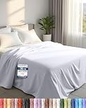 Utopia Bedding - Flat Sheet King Size - OEKO-TEX Certified - Easy Care Soft Brushed Polyester - Microfiber Fabric - Wrinkle, Shrinkage, and Fade Resistant - White