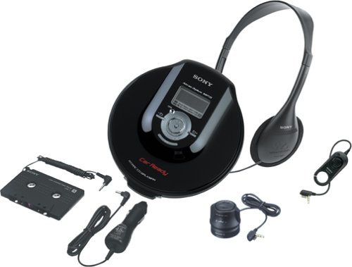 Sony D-NE506CK ATRAC Walkman Portable CD Player with Car Kit (Black) Sony D-NE506CK ATRAC Walkman Portable CD Player with Car Kit (Black)