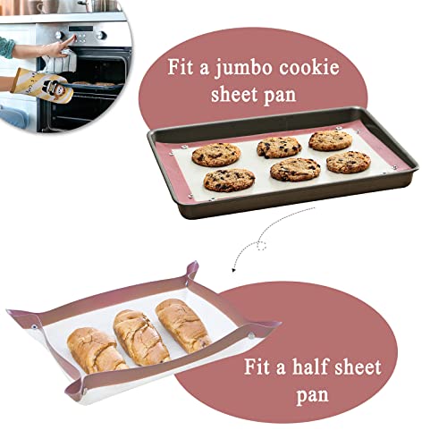 Kitchenraku Kr Silicone Baking Mat With Buttons,Non-Stick Silicone Cookie Sheet Mat,Silicone Leakproof Basket, Reusable Pastry Sheet,Leak Proof Tray For Pizza,Cookie,Pie (15.7"X19.6", Brown) #TOP1