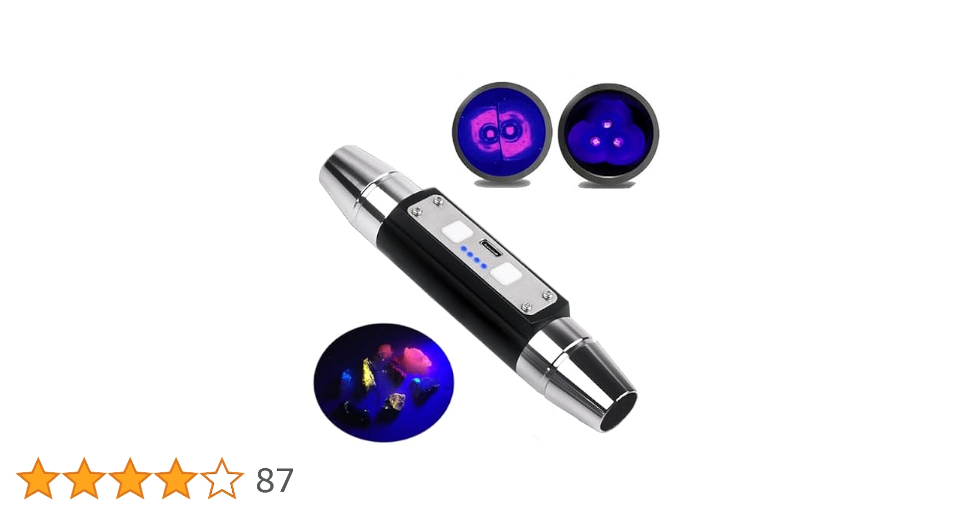 Amazon.co.jp: WONDSUNSON 短波 254nm UVC & 長波 365nm 395nm