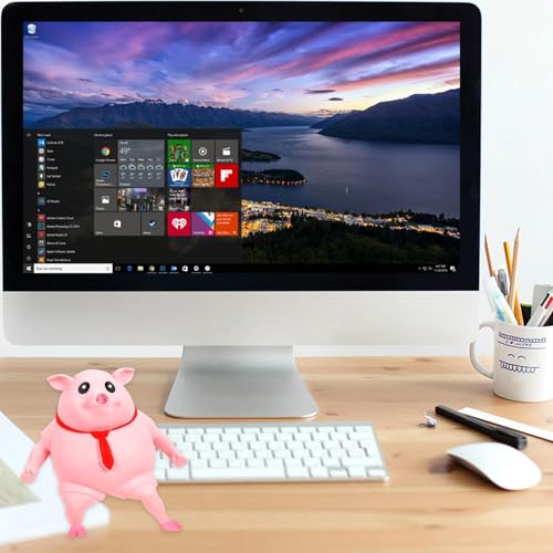 Schweine Quetschspielzeug, Kreatives Dekompressions Piggy, Squishy Squeeze Spielzeug, Stressspielzeug Schwein, Pig Fidget Toy, Stressbälle, Anti Stress Spielzeug für Erwachsene und Kinder