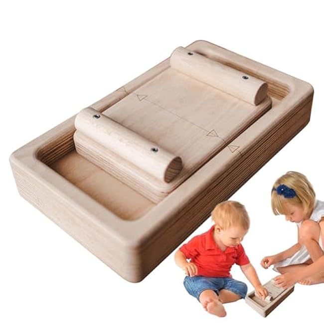 Finger Tug of War - Finger Wrist Competition Board | Wooden Finger Exercise | Finger Armwrestling | Finger Wrist Trainer | Climbers Strength Training Equipment | Finger Strengthener for Dormitory