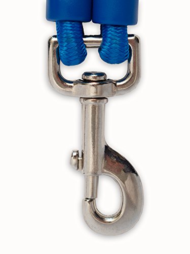 JERK-EASE Bungee Dog Leash Extension - Large Blue
