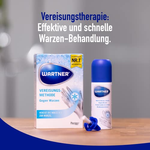 WARTNER Vereisung gegen Warzen - Spray zur Behandlung Kryotherapie zur Selbstbehandlung für Kinder und...