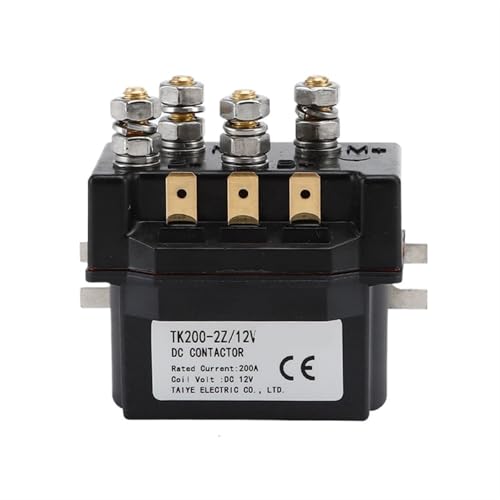 Contacteur magnétique TK200-2Z intermittent biphasé CC 200A 12V pour circuits électriques - 2