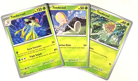 Toedscruel 026/198 - Scarlet & Violet - Pokemon Evolution 3 Card Lot - Toedscool image 2