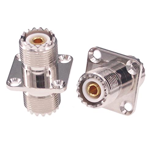 Adaptateur UHF femelle SO239 lot de 2 pour prolonger vos câbles radio sans perte
