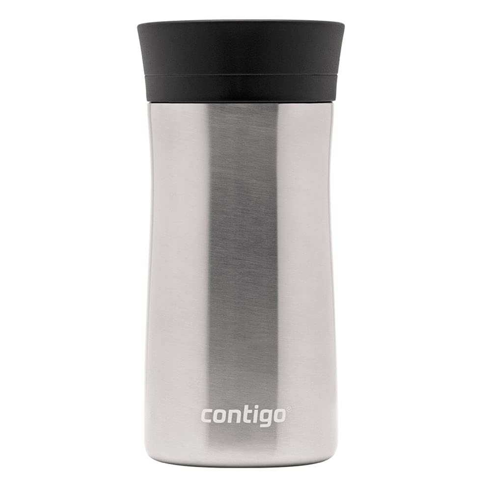 Contigo Pinnacle Autoseal taza térmica de viaje, taza de café de acero inoxidable, termo, vaso hermético, taza para bebidas calientes con tapa, sin BPA, fácil de limpiar