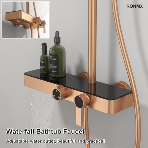 Ensemble de douche cascade idéal pour la rénovation de salle de bain