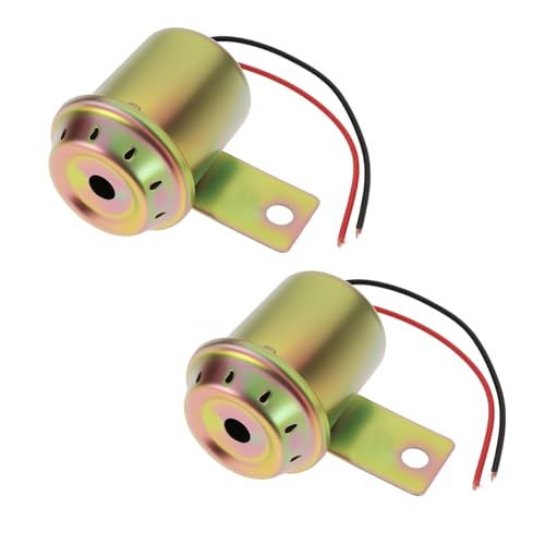 Briny River - Briny River Lot de 2pcs Klaxons Métalliques pour Voiture 12V Avertisseur Sonore Convient pour Les Marches Arrière Et Les Avertisseurs de Passage