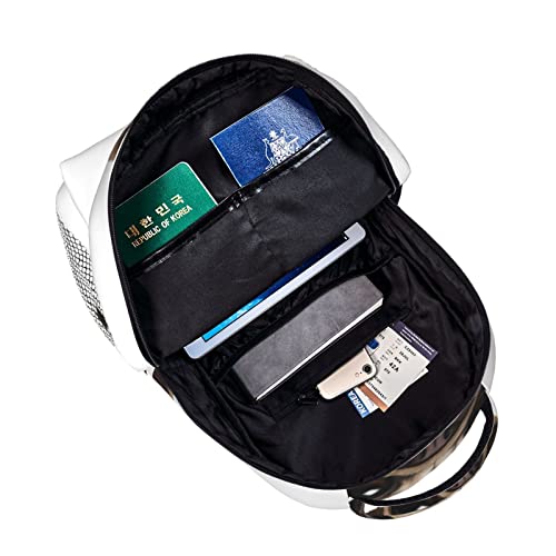 Sac à dos d'école pour ordinateur portable grand format, sac de voyage mignon carlin mixte