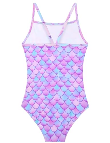 Image of Girls Swimsuits One-Piece Bathing Suits Multicolor Kids Sport Summer Beach Swimwear for 2-10 Years Old