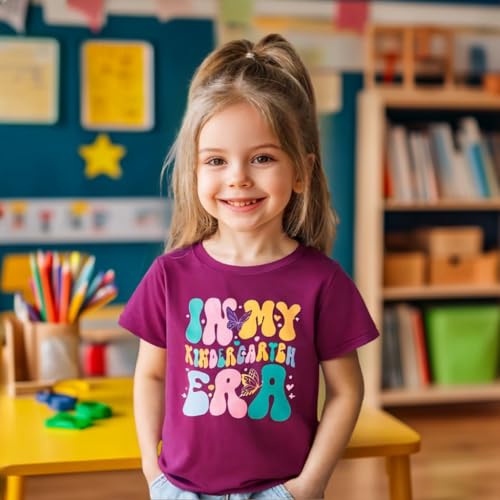 First Day of Kindergarten Shirt First Day of School Gifts for Kids Kindergarten Shirts for Girls T-Shirt Top4