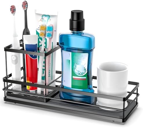 Toothbrush Holders with Water Absorbing Diatomite for Bathrooms, ...
