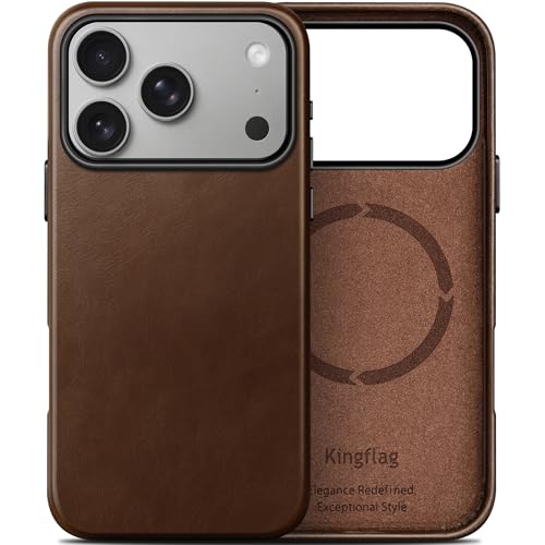 Leather Case Compatible with iPhone 17 Pro Max 6.9'', Rustic Brown