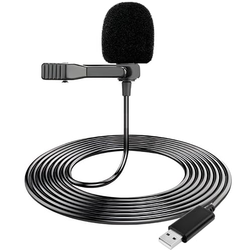 Ya en mundofriki.es: Toaluea Microfono USB Lavalier para PC, Mini Micrófono con 2M Cable y Clip, Mic Solapa para Dictado Voz Grabación Podcasting Gaming, Microphone Compatible con Portátiles, Ordenadores Plug y Play