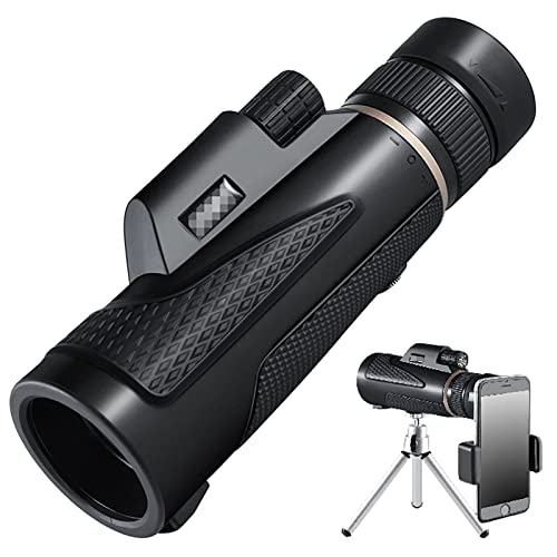 Monoculaire de poche 10-30x42 pour stabiliser l'observation sur smartphone