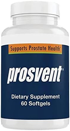 Prosvent Prostate Supplement for Men with Beta Sitosterol, as Well as Saw Palmetto, Vitamin D & Zinc. Premium Prostate Support-Reduce Frequency & Urgency of Urination (60 Count)
