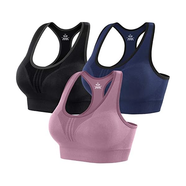 Heathyoga High Impact Sports Bras for Women Padded Sports Bras for Women Workout Bras for Women Racerback Bras Yoga Bras