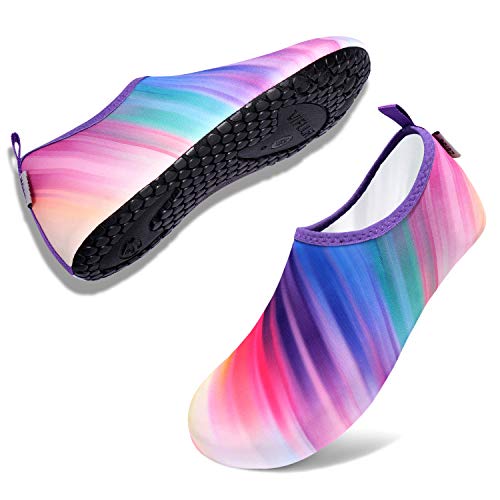 Image of VIFUUR Water Sports Shoes Barefoot Quick-Dry Aqua Yoga Socks Slip-on for Men Women
