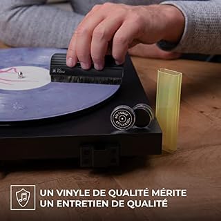 BIG FUDGE Nettoyant pour disque vinyle – Brosse et stylet gel pour aiguilles de disque – Disque antistatique en fibre de carbone anti-rayures - Les Beatles, Paul McCartney, John Lennon, RIngo Starr, George Harrison BIG FUDGE Nettoyant pour disque vinyle - Brosse et stylet gel pour aiguilles de disque - Disque antistatique en fibre de carbone anti-rayures – Image 2