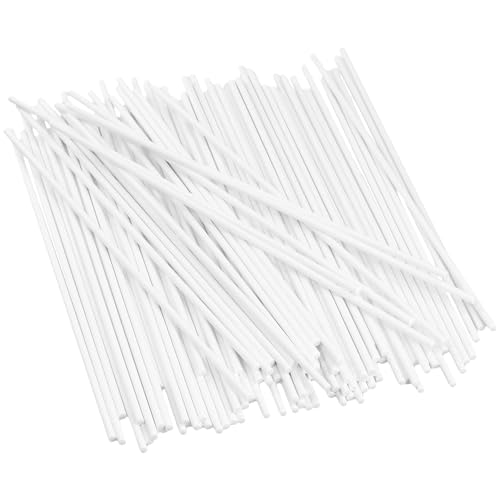 MUKLEI 1500 Pcs Lollipop Sticks, 8 Inch White Paper Candy Sticks, Sucker Stick Cake Topper Sticks for Candy Melt, Dessert, Chocolate by MUKLEI - Image 5