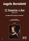  Ut Orpheus BERTALOTTI ANGELO - 12 TWO-PART SONATINAS (BOLOGNA 1744) - DESCANT AND TREBLE RECORDERS Partition classique Bois Flûte à bec