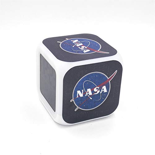Boyan New Nasa Space Aerospace Blue Led Alarm Clock Creative Desk Table Clock Multipurpose Calendar Snooze Glowing Led Digital Alarm Clock For Unisex Adults Kids Toy Gift #TOP2