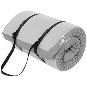 MABOZOO 3 Inch Thick Yoga Mat, Extra Thick Gymnastics Mat With Carrying Handles For Men Women, Pu Leather Anti-Tear Fitness Mat Foam Exercise Mat For Yoga, Pilates, Stretching