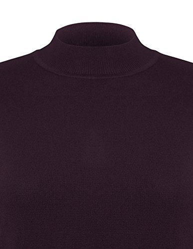 Image of Cielo Women's Solid Basic Stretch Mock Neck Pullover Knit Sweater