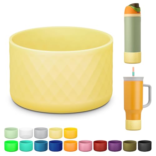Silicone Boot for Owala Water Bottle 24 oz, Anti-Slip Protective Sleeve for FreeSip/Twist/Flip Stainless Steel Water Bottles Accessories