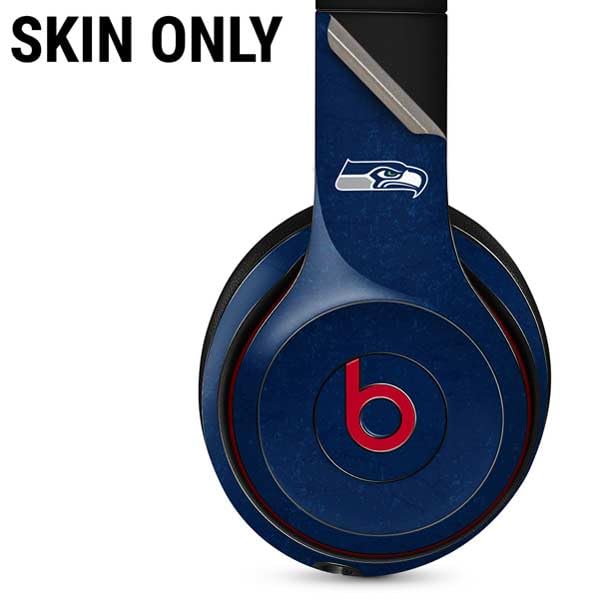 Skinit Decal Audio Skin Compatible with Beats Solo 3 Wireless - Officially Licensed NFL Seattle Seahawks Distressed Design