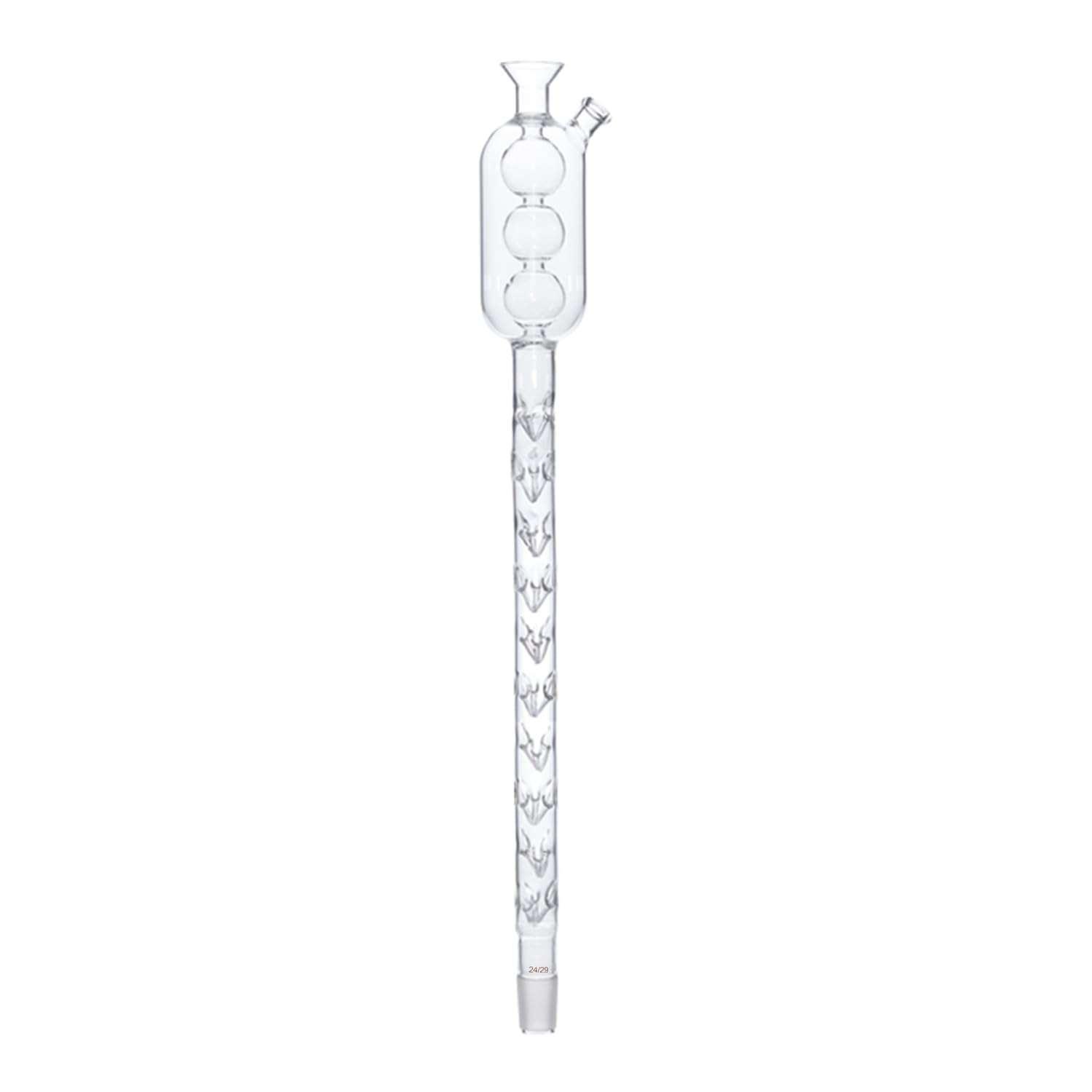 24/29 Lab Glass Reflux Condenser with Vigreux Distilling Column for COD Digestion Unit (3 Ball 560mm)