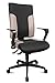 Produktbild Topstar Two 20 TF20RS130 Bürostuhl, mit festen Armlehnen R2 OPA, Stoffbezug, schwarz/grau