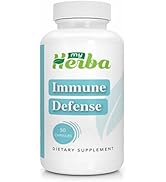 MyHerba Immune Support Booster Supplement with Echinacea, Zinc 40mg, Garlic, Copper &amp; Ginger, 50 ...